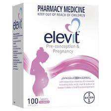 Elevit bầu chính hãng Úc - Vitamin bà bầu 100 viên