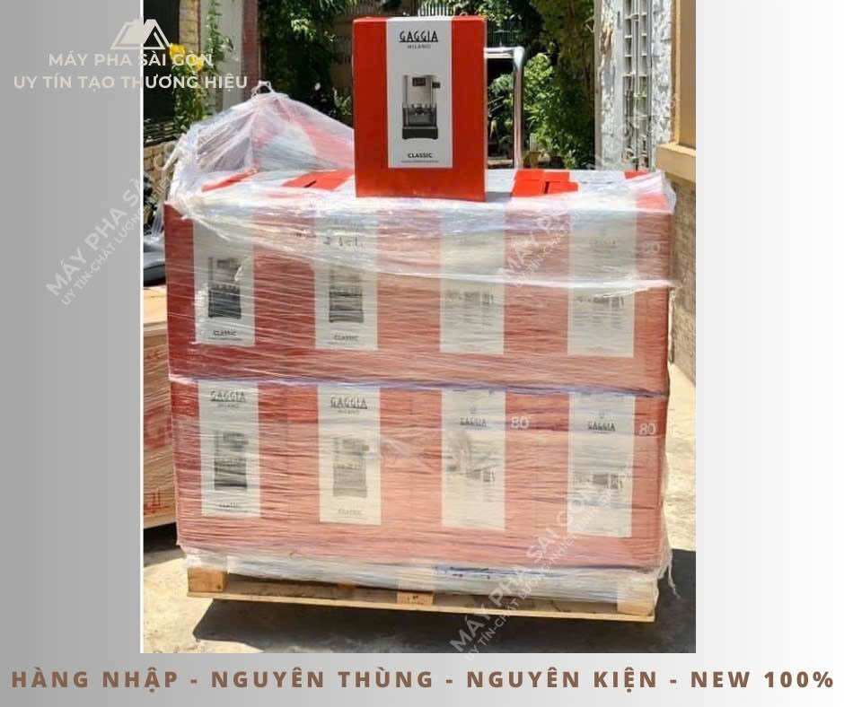 Máy pha cà phê Gagia Classic E24 Phiên bản mới nhất Nồi Đun Đồng italy 100%