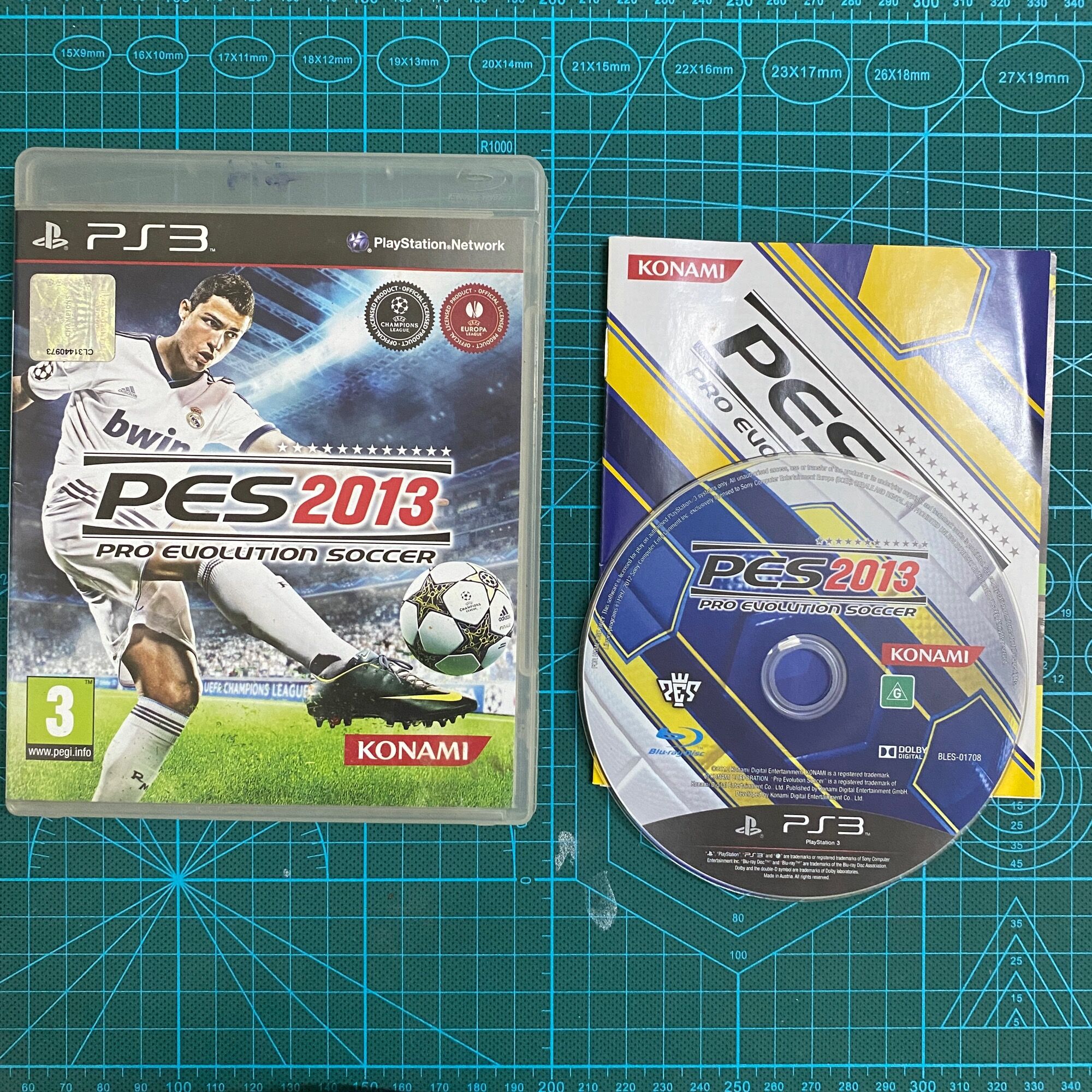 Đĩa game pes 2013 ps3 hệ pal