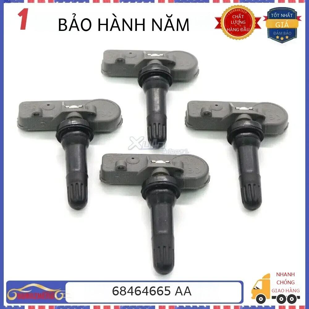 Cảm biến giám sát áp suất lốp 433 MHz Tpms cho phụ kiện ô tô Jeep Gladiator 2019-2027 68464665 aa