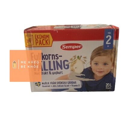 Sữa valling ngũ cốc Semper Thuỵ Điển cho bé 1.5 đến 2 tuổi