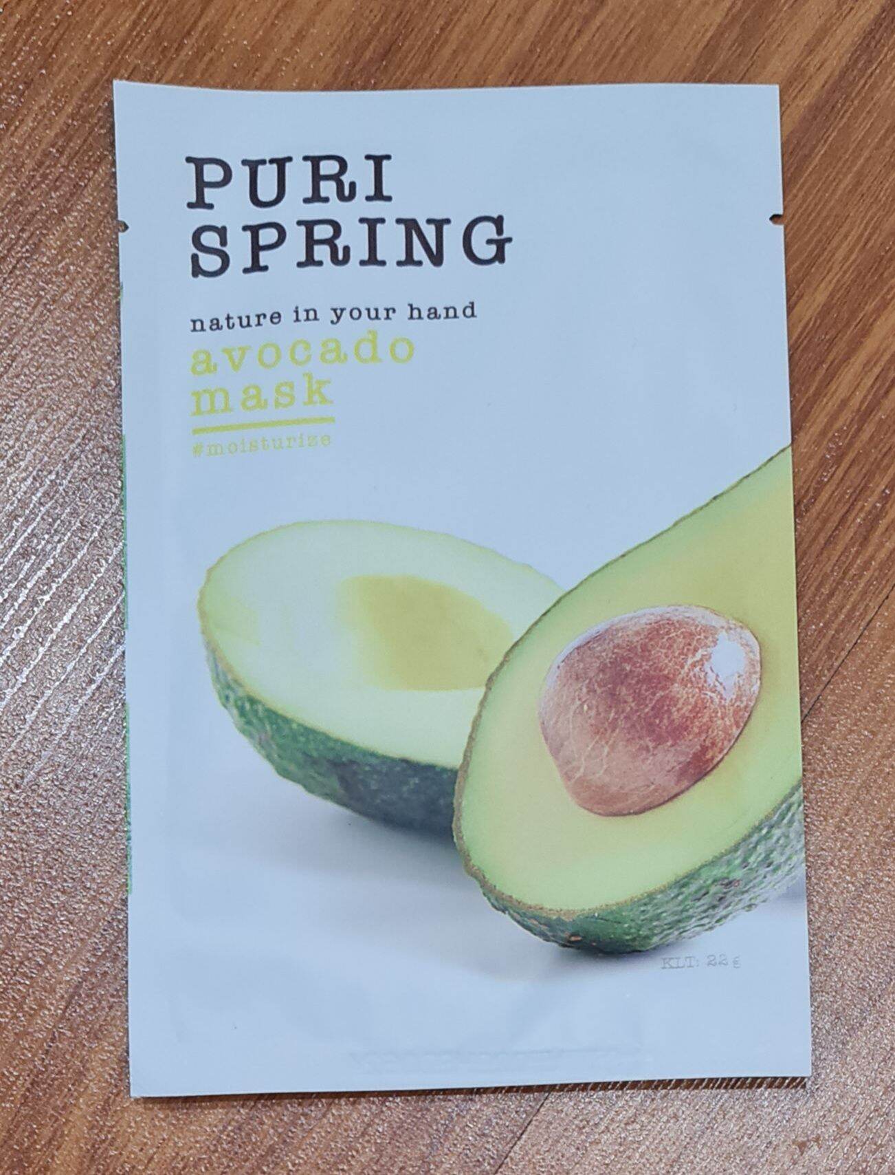 Mặt nạ Puri Spring Avocado 22g