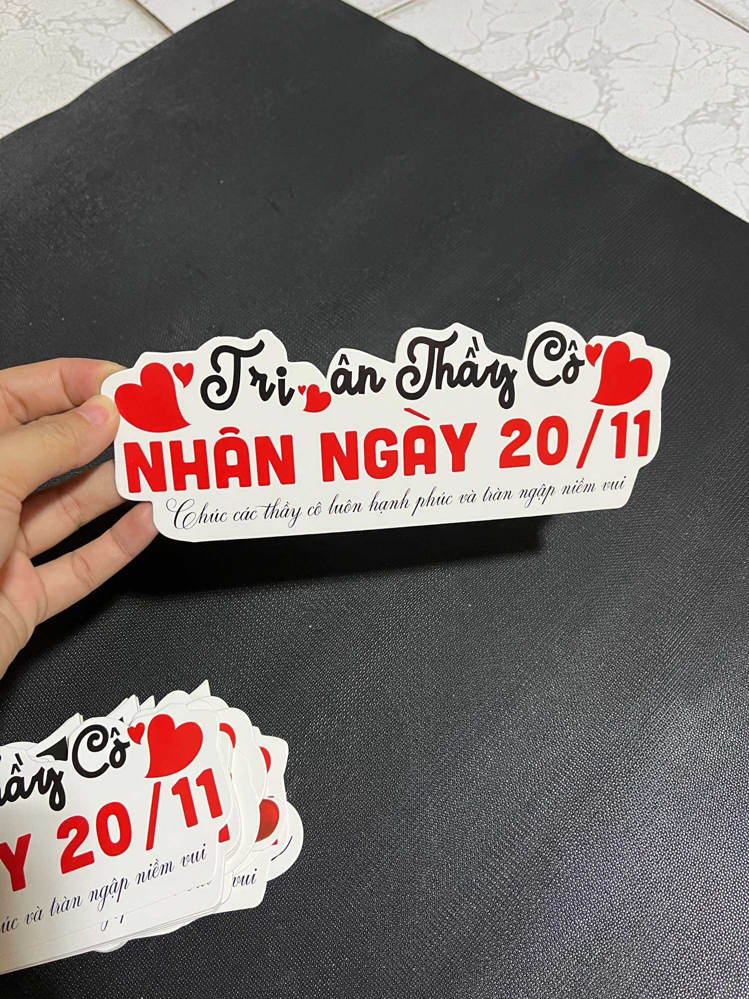 Sét 10 cái Baner chúc mừng 20/11 và 20/10