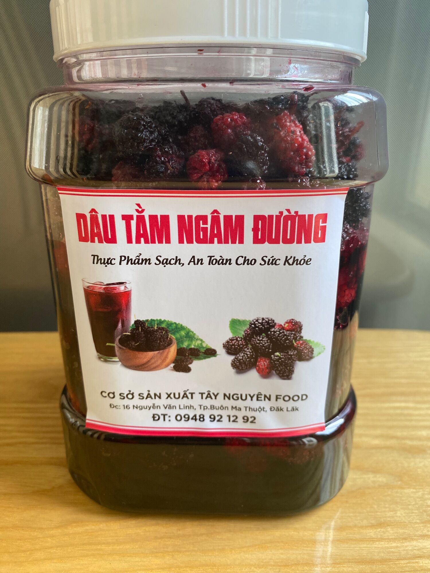 Dâu tằm ngâm đường phèn 1kg