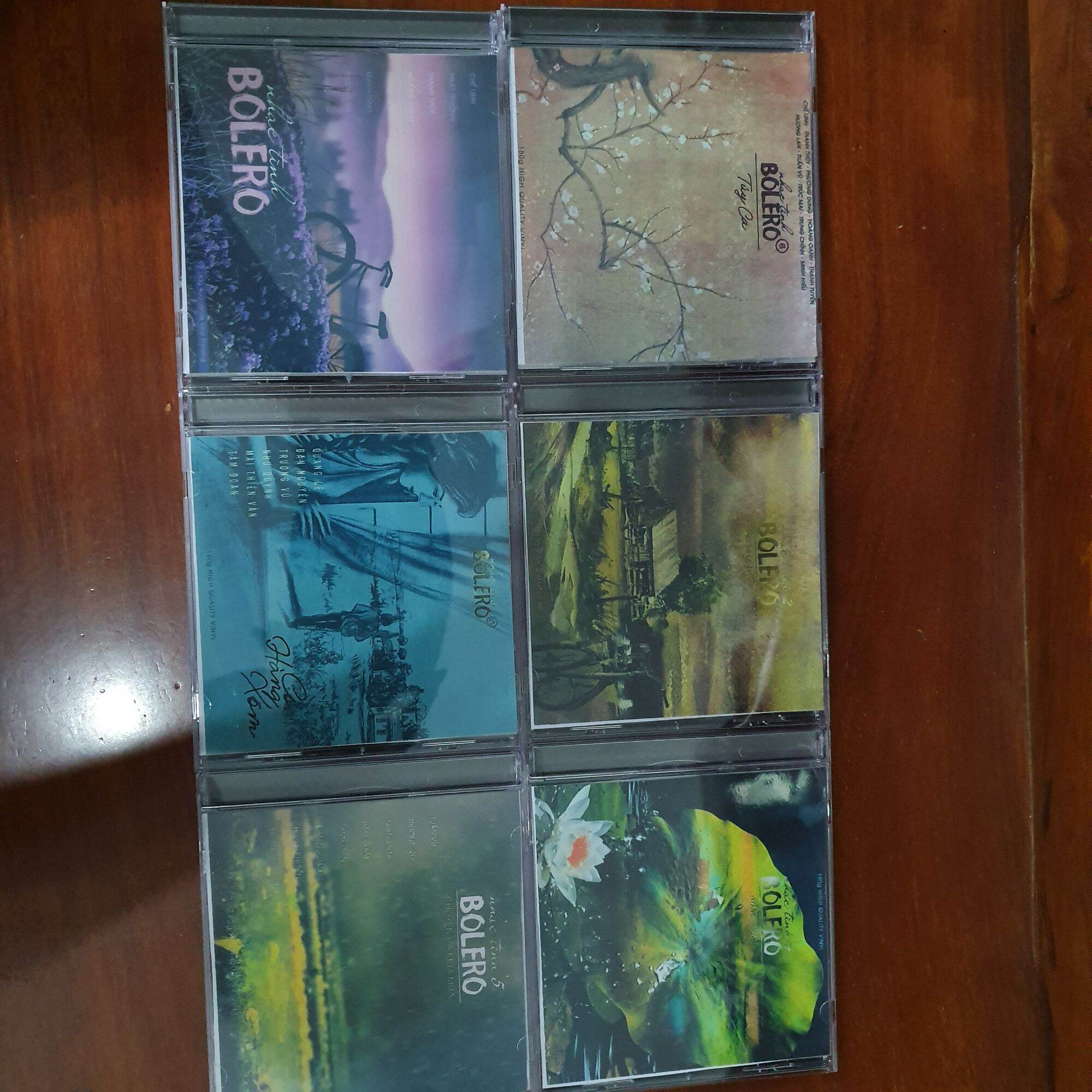 Bộ 6 đĩa nhạc cd tuyệt phẩm bolero