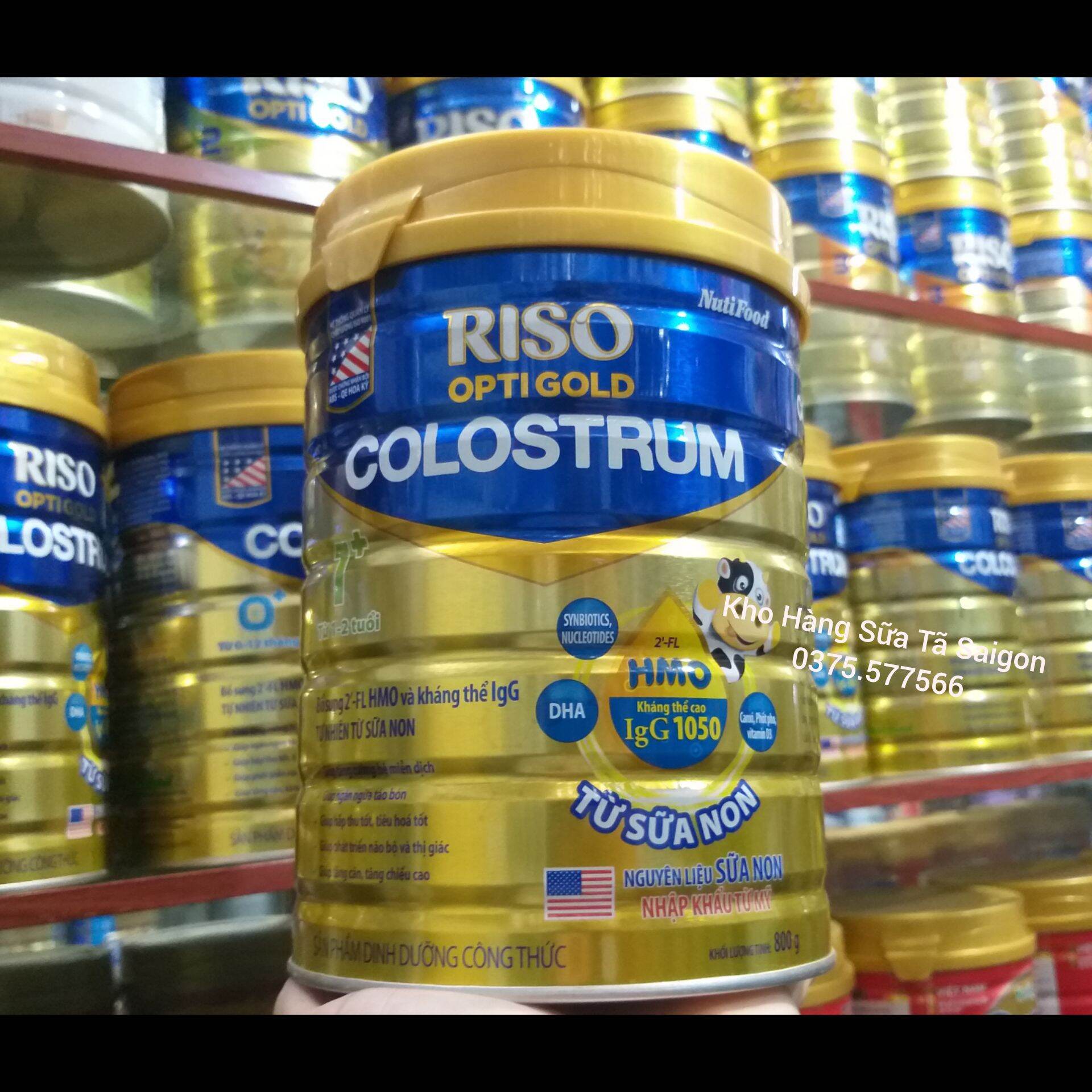 Sữa bột RISO OptiGold Colostrum lon 800g của Nutifood