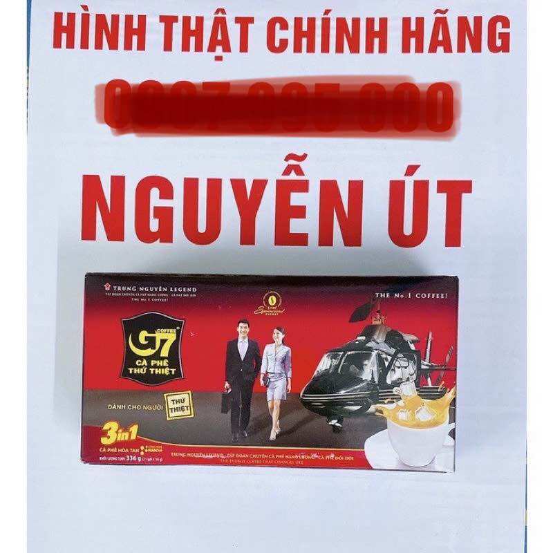 Cafe sữa g7 hộp 21 gói x 16g