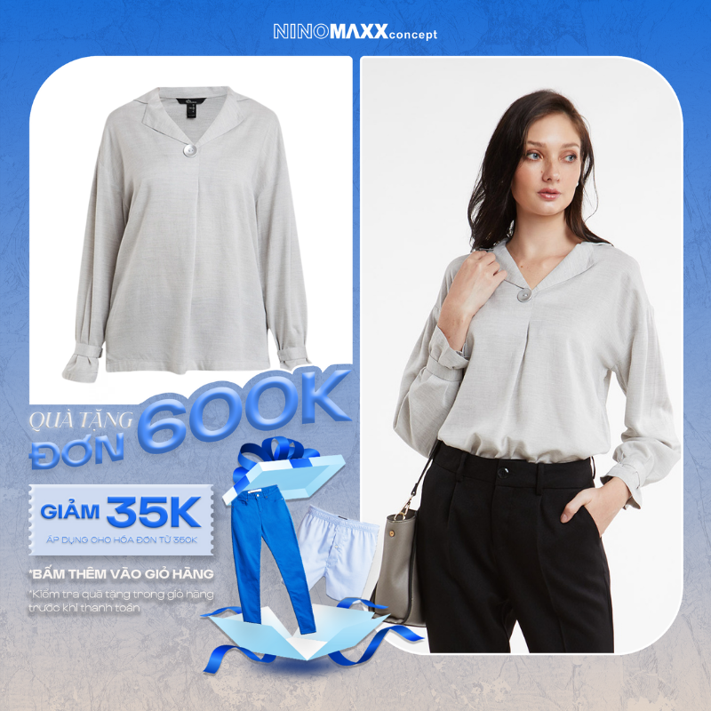 N&M Áo sơ mi công sở Nữ tay dài 1912027