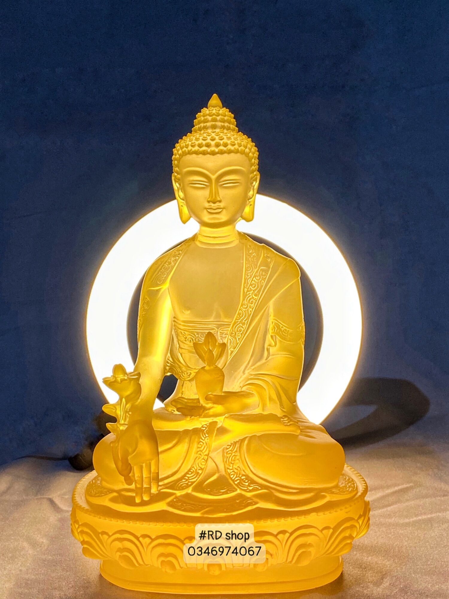 Tượng Phật dược sư 23cm_mẫu mới