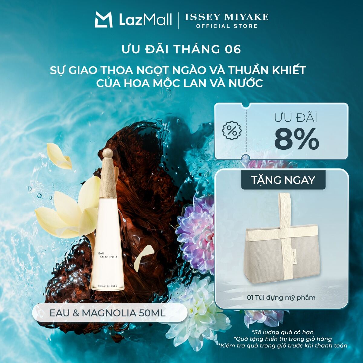 Nước hoa nữ Issey Miyake L'Eau d'Issey Eau  Magnolia Intense 50ml