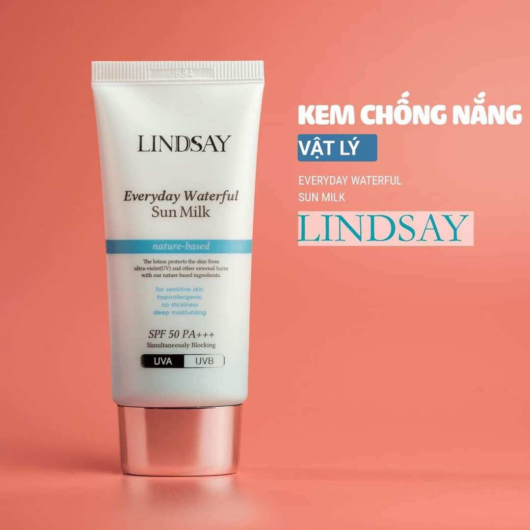 Kem chống nắng vật lý lindsay chính hãng