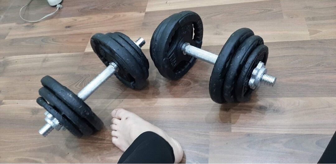 Bộ 2 Đòn Tạ Tay - 24kg