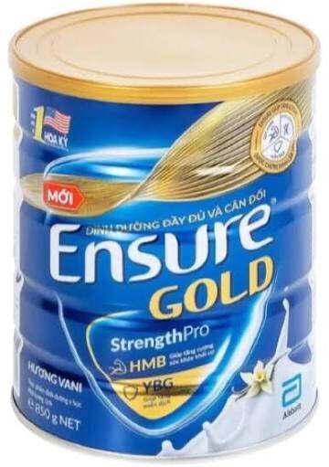 Combo 4 lon ensure gold 850gram mẫu mới 2025