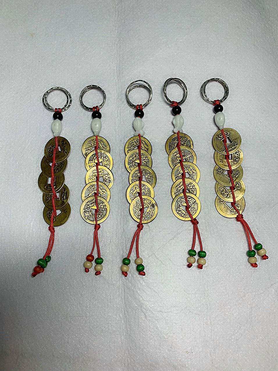 Móc khoá đồng xu ngũ đế