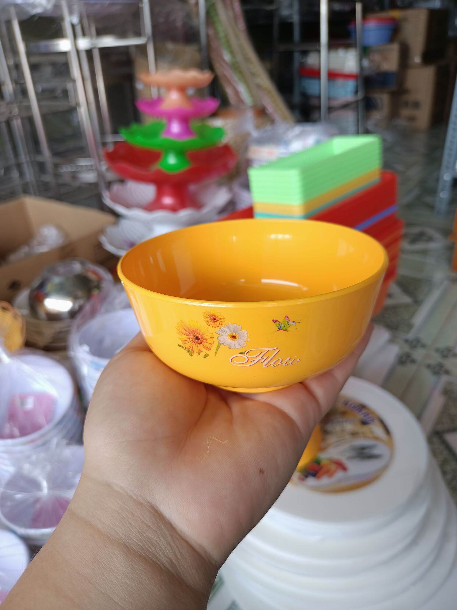 combo 10 chén cơm nhựa