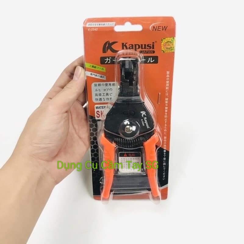Kìm tuốt dây điện tự động Kapusi