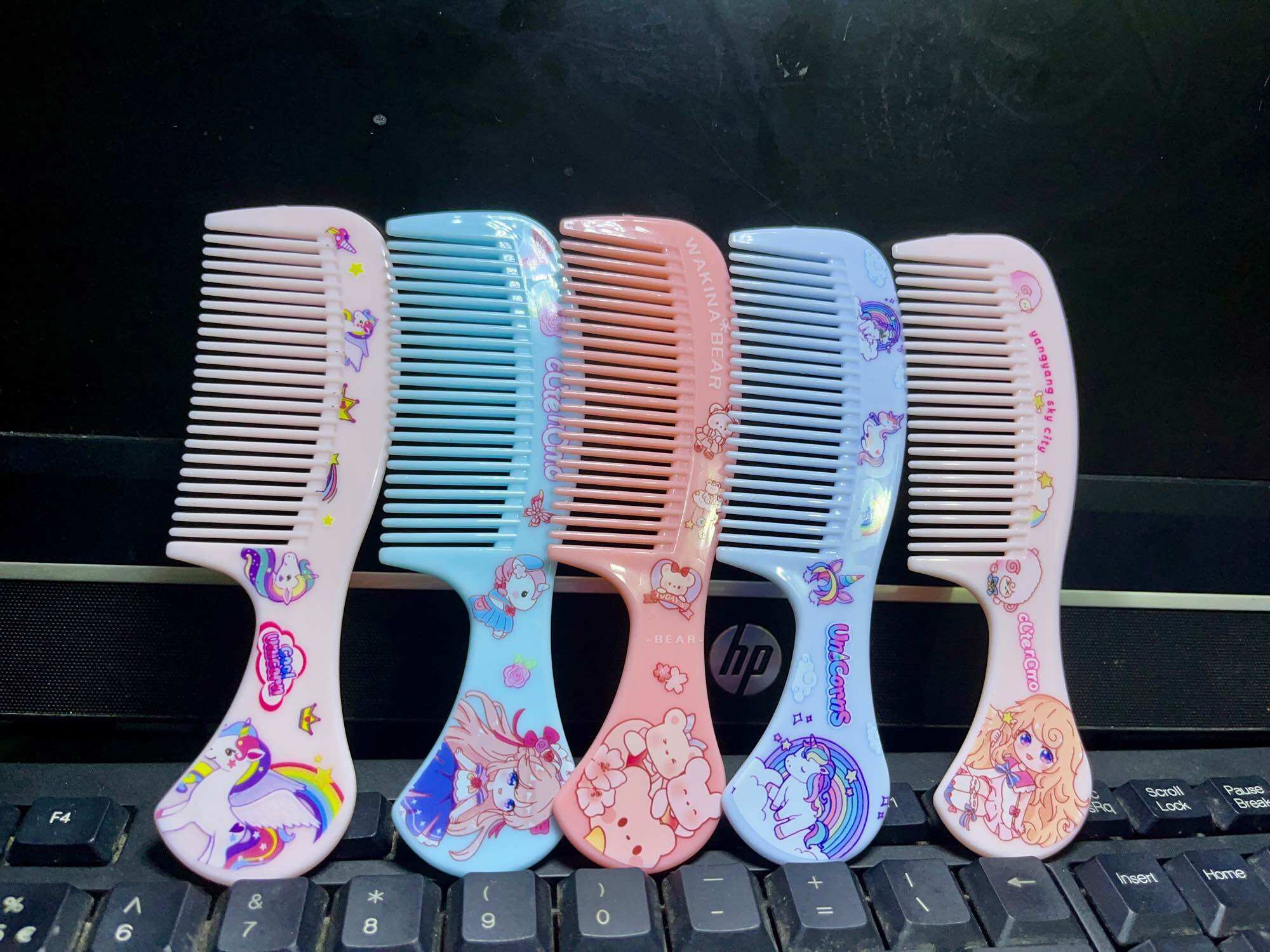 🍒Set 10 Cái Lược BẦU, Hình BÚP BÊ mini Bỏ Túi cực (dài 12cm)