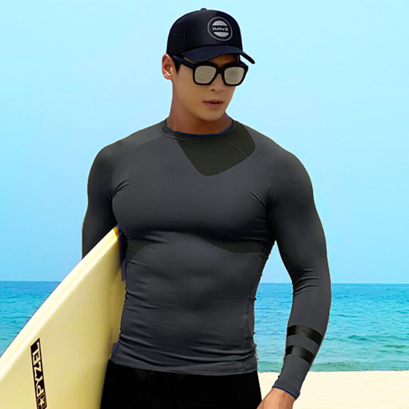 Đồ bơi áo nam quần dài dài tay quần bơi đồ bơi đồ lặn lặn toàn thân tắm suối nước nóng bộ đồ bơi chống nắng