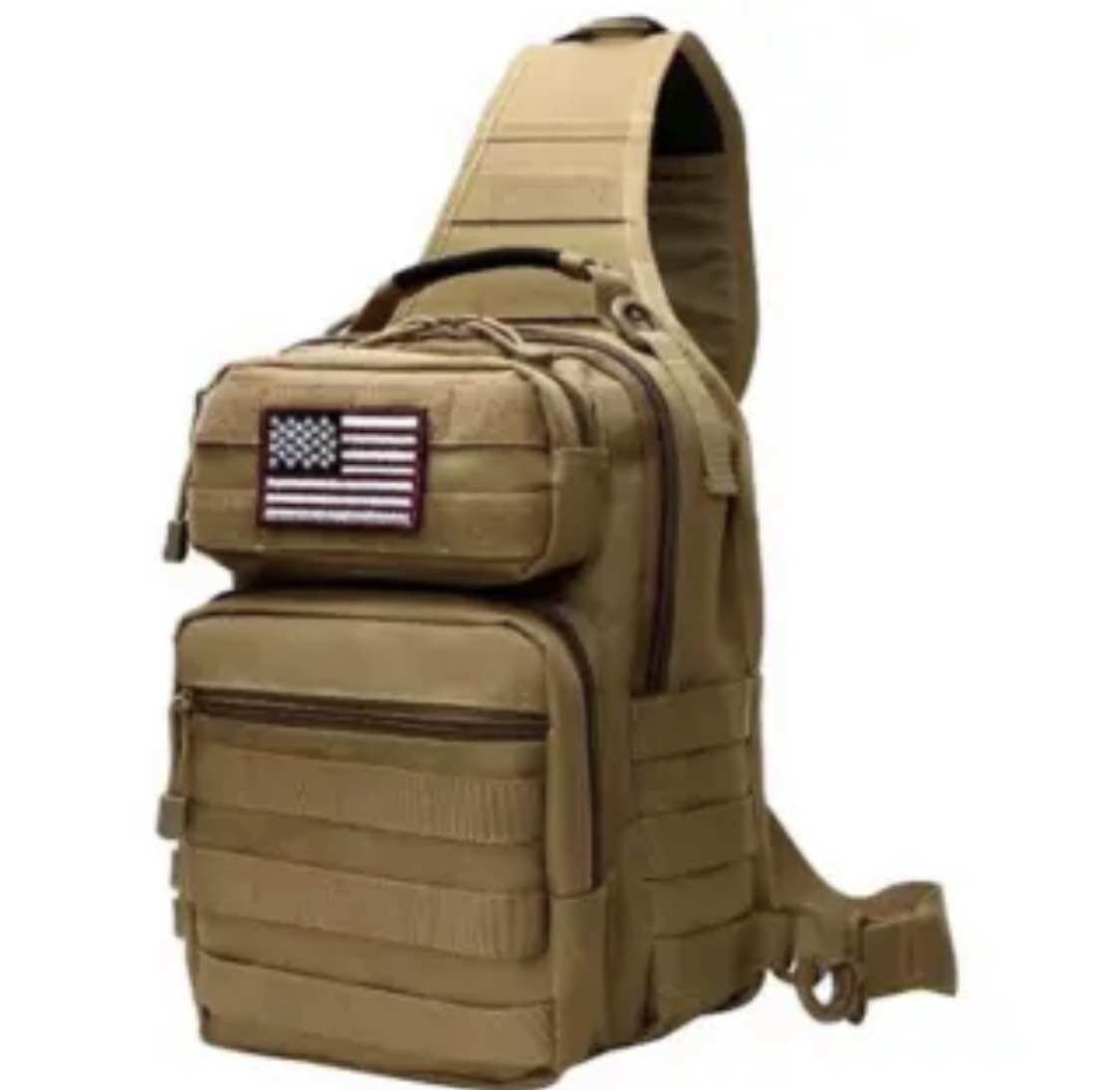 Balo chéo kích cỡ Lớn màu Đen Lính TDNN