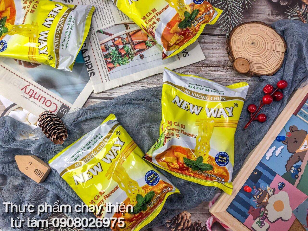 “Mì Chay Vị Cà Ri” New Way Không Chiên