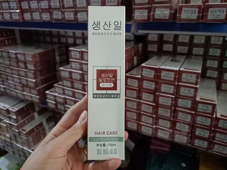 nhuộm tóc màu NÂU ĐỎ ĐẤT không cần tẩy tóc