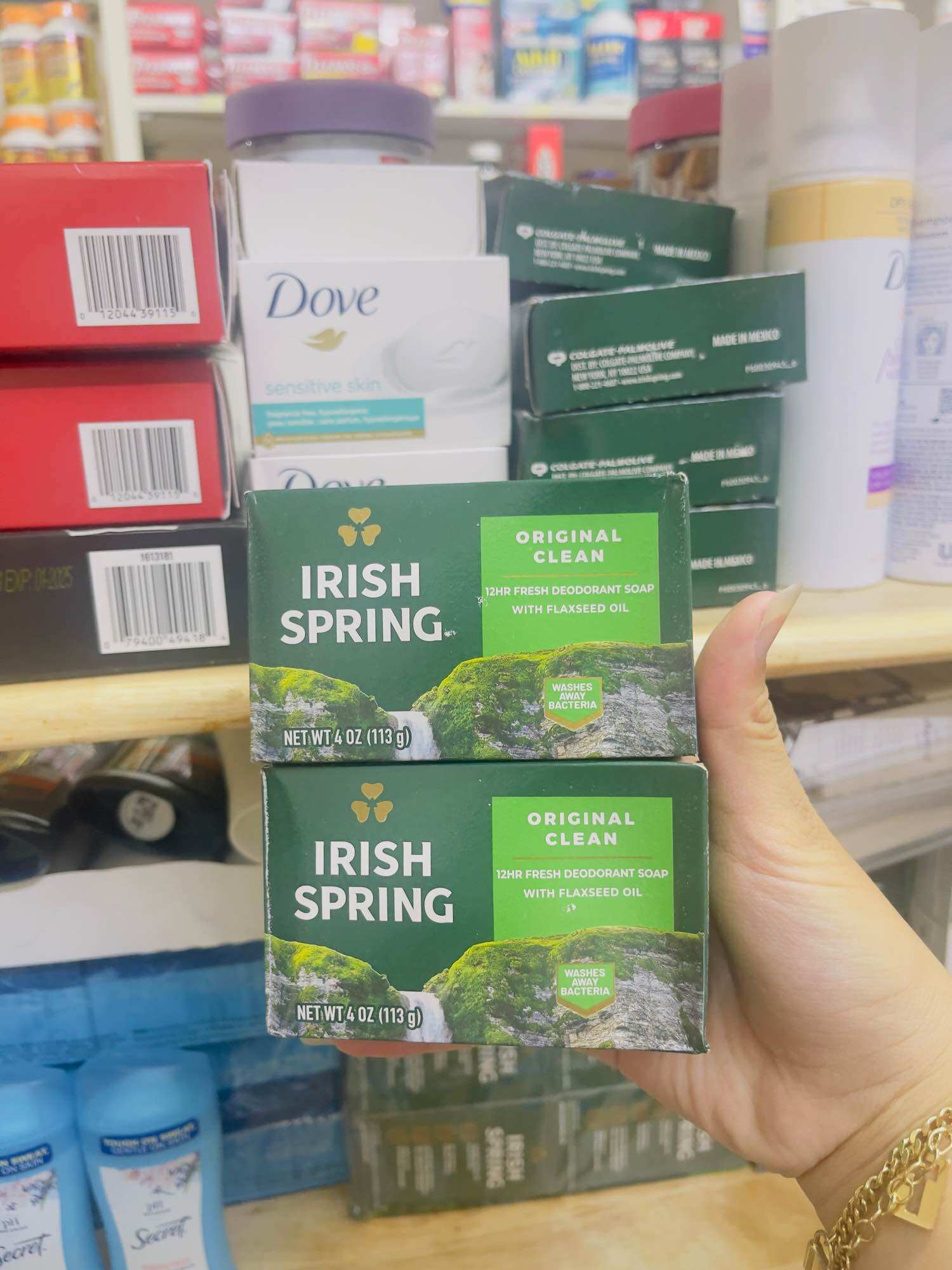 Xà bông cục irish Spring của Mỹ