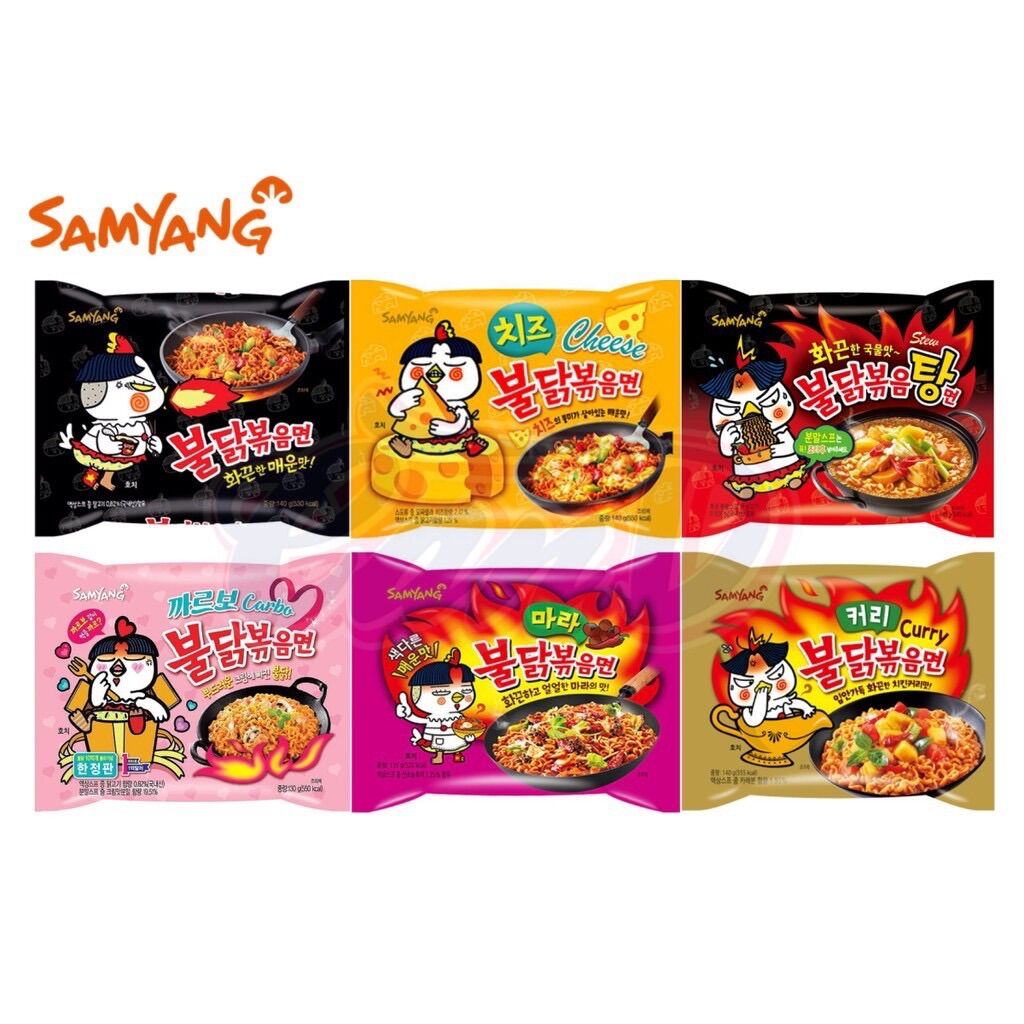 Mì trộn cay samyang