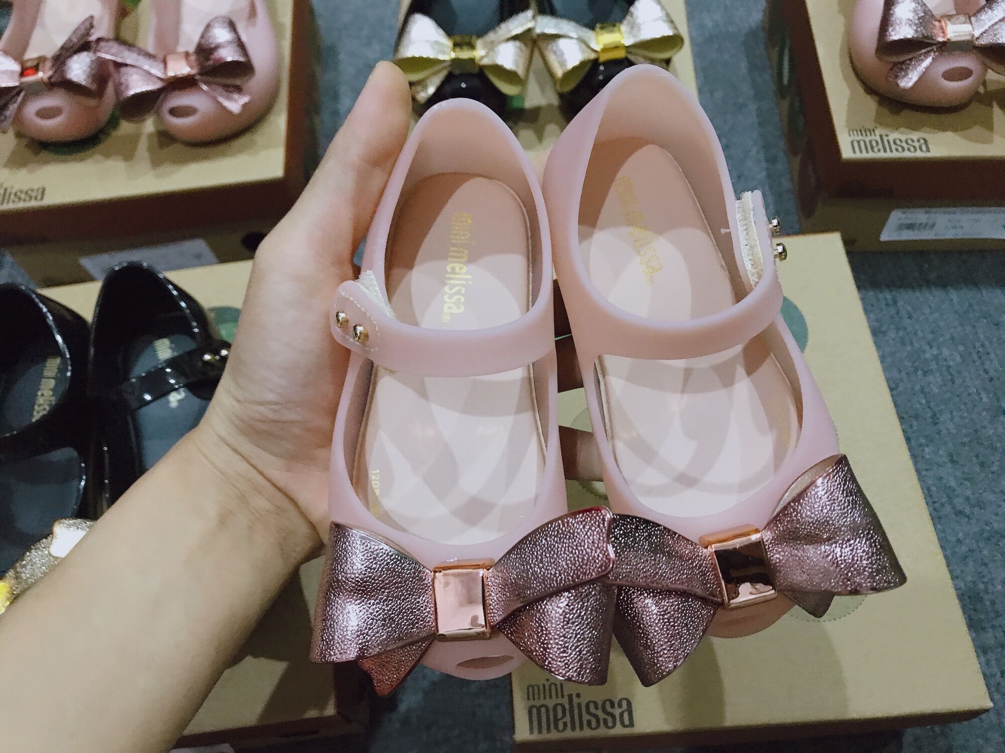 [Hàng mới về]Giầy thạch nhựa thơm melisa cho bé gái🌸