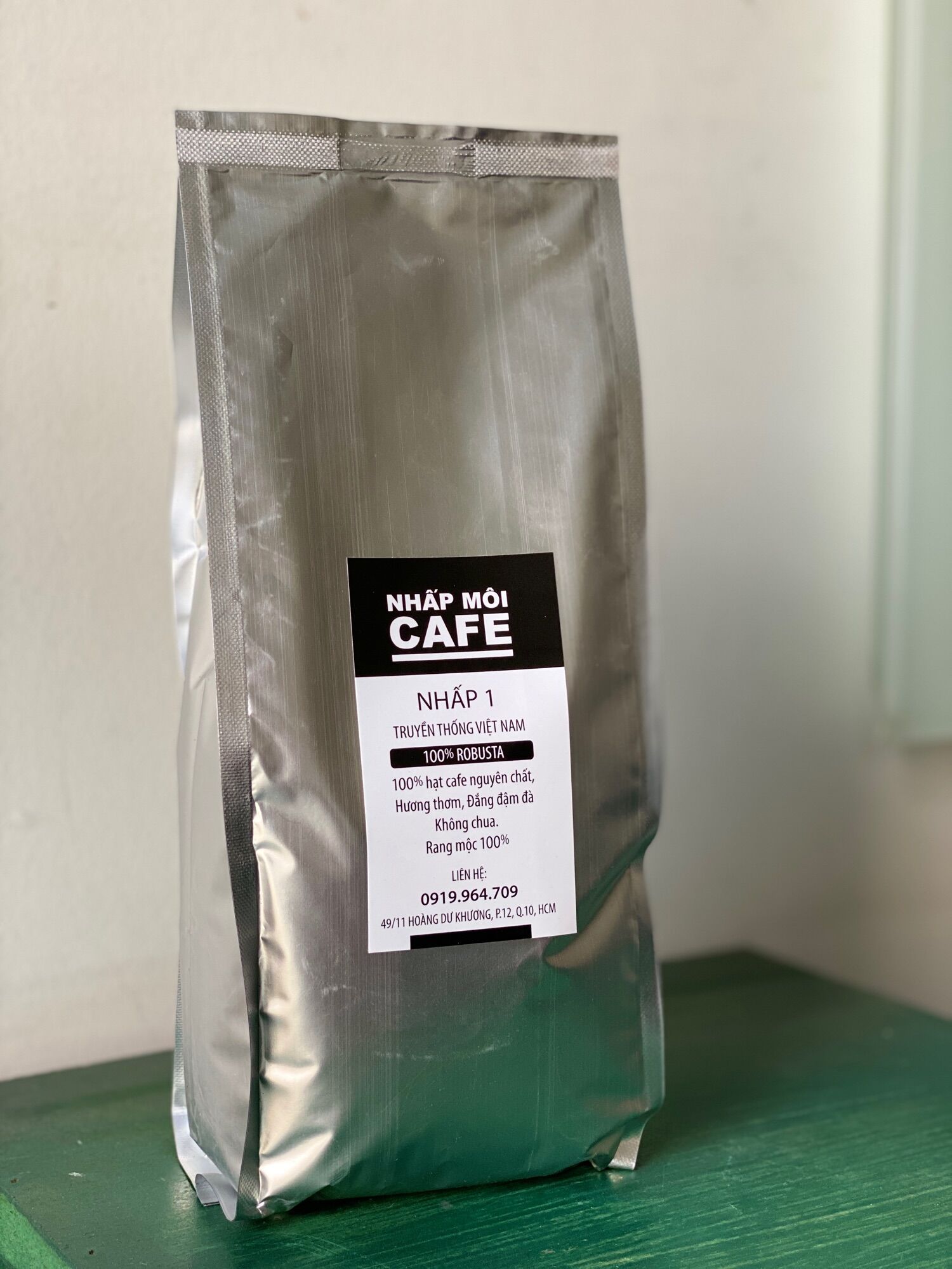 1kg cafe guu việt hạt - nhấp 1 - nhấp môi cafe
