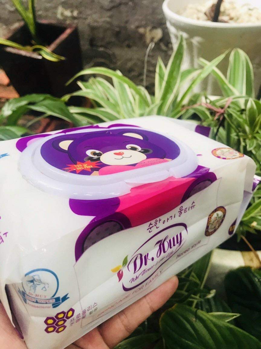 Khăn giấy ướt Không Mùi Dr.Huy