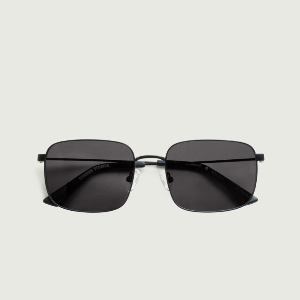 SUNNIES STUDIOS - Kính Mát Gọng vuông Vito Charcoal Midnight Polarized - 60333P-1-1