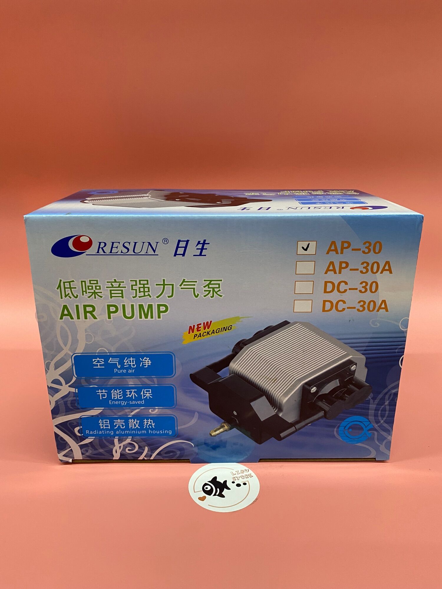 Máy oxy resun ap30 - sủi oxi vỏ nhôm