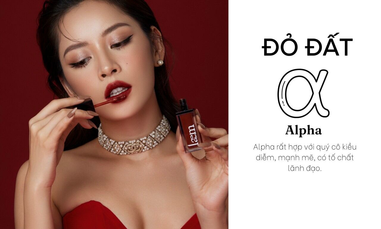 SON KEM LÌ LAEM MÀU ĐỎ ĐẤT (ALPHA)