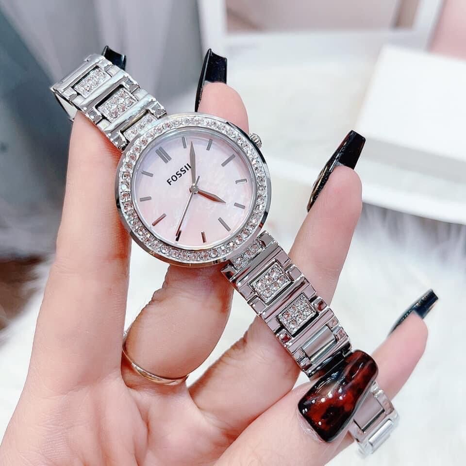 Fossil Women's Watch with Metal Strap, Size 34mm