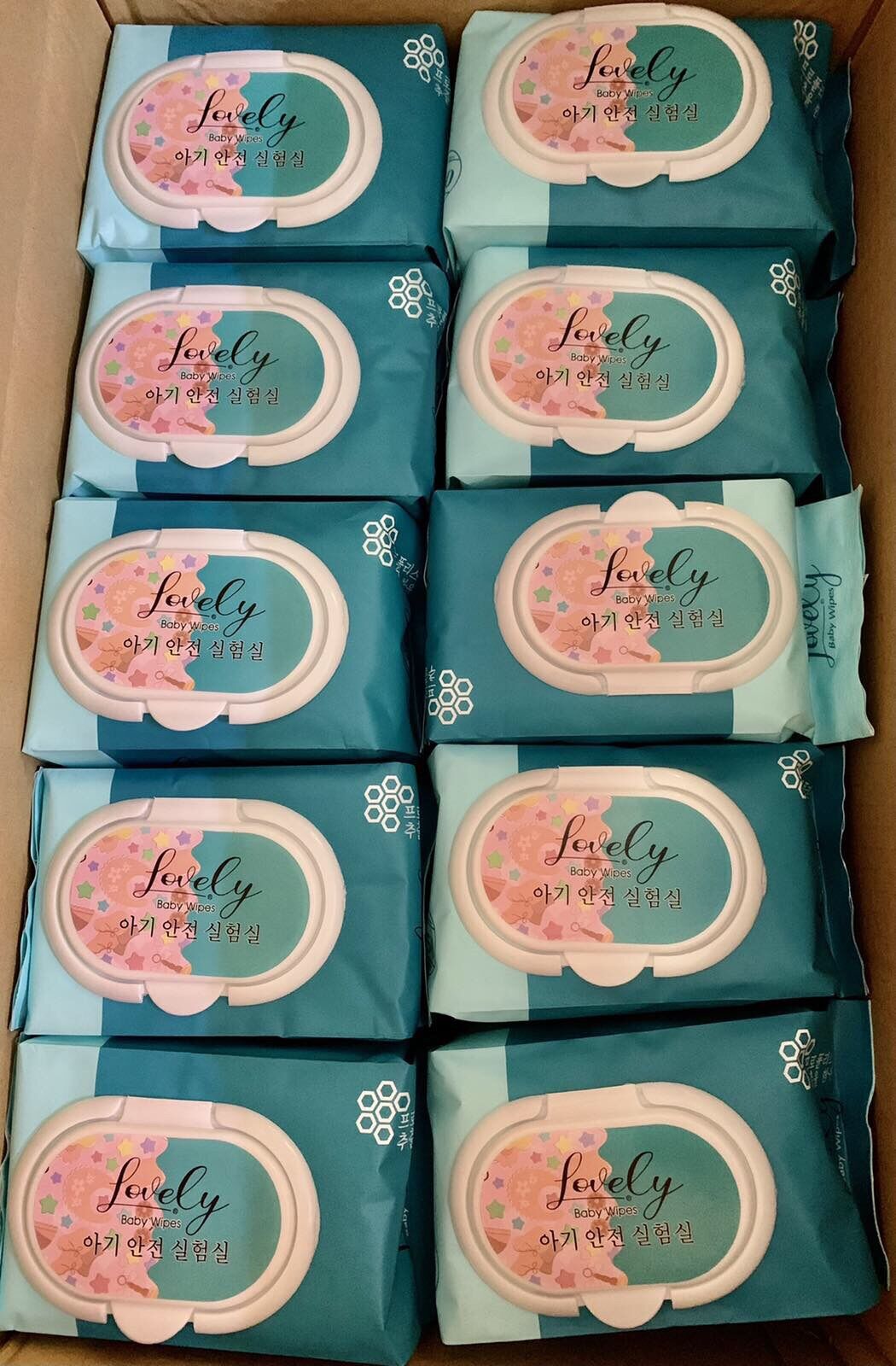 5 gói khăn ướt Lovely không mùi - 800g