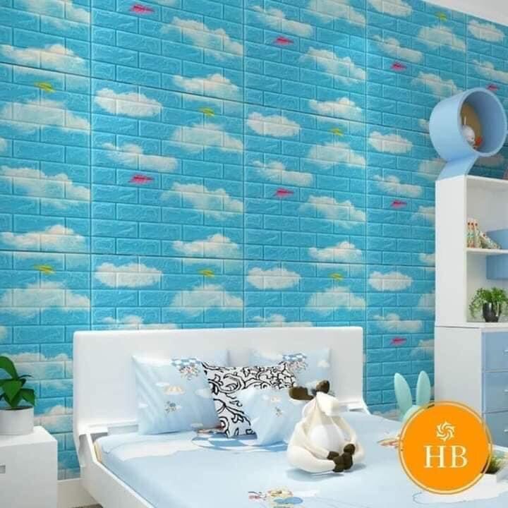 Xốp dán tường hình đám mây