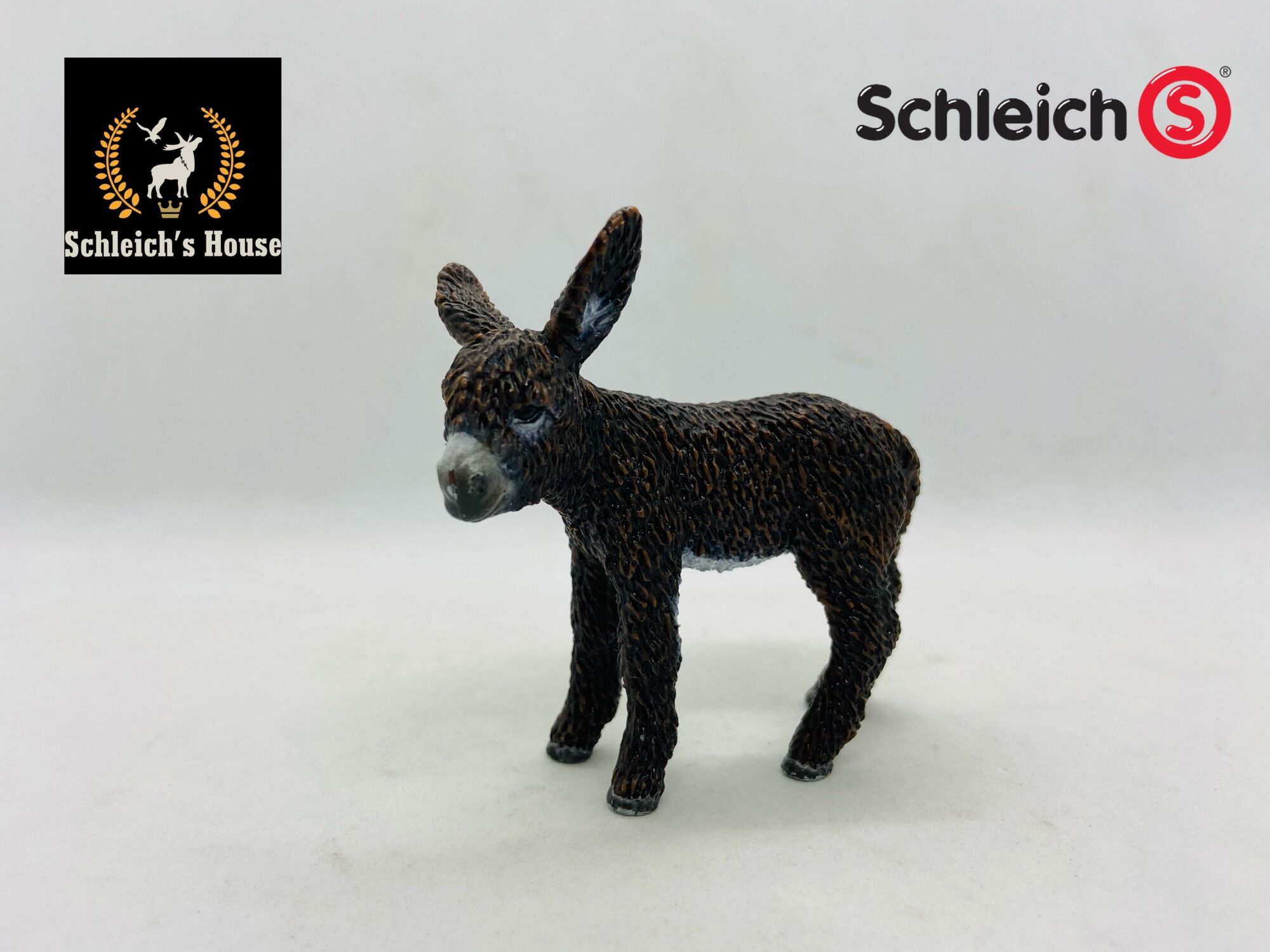 Mô hình động vật , đồ chơi con vật Schleich chính hãng Lừa con 13686 - Schleich House