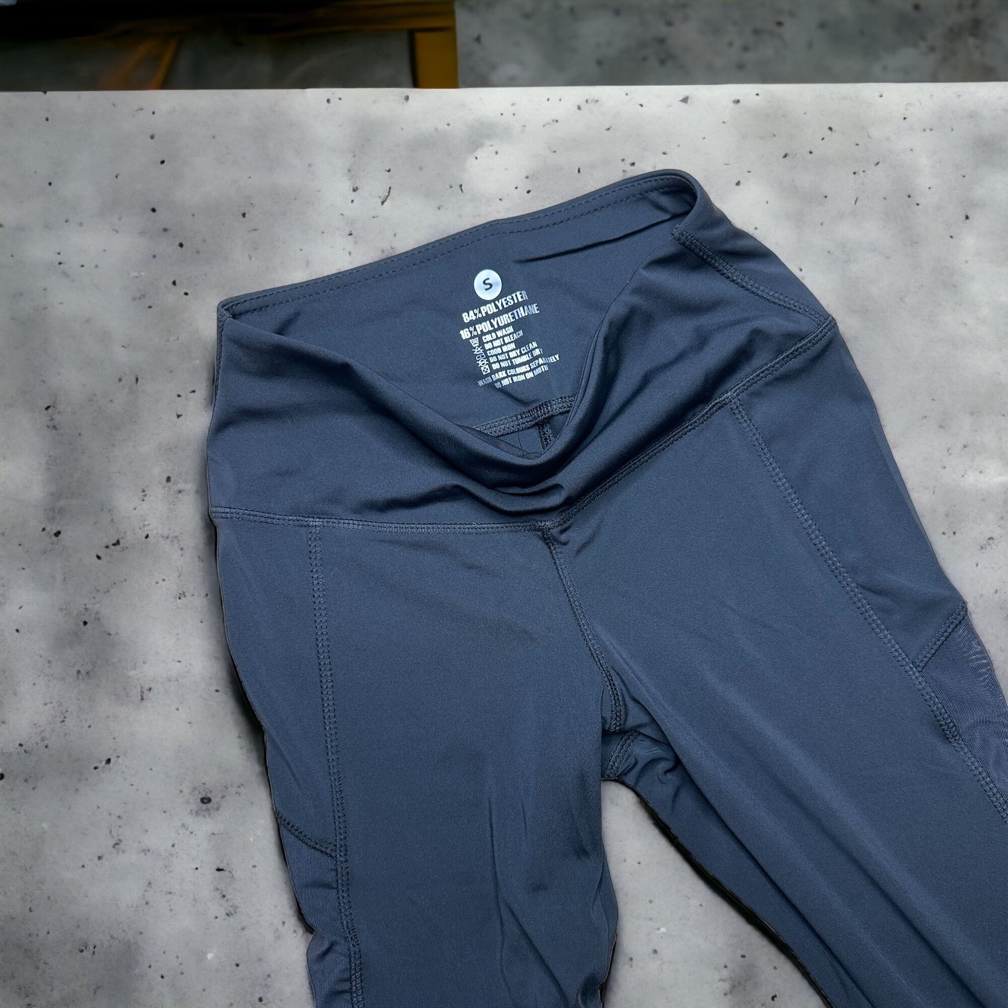 Quần legging nữ phối lưới