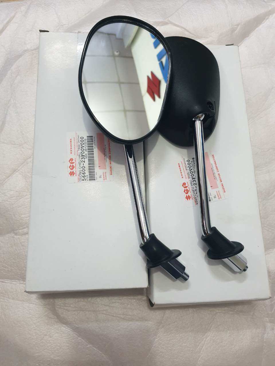 Kính chiếu hâu( gương chiếu hậu) dòng xe suzuki viva 110 vs shogun 125