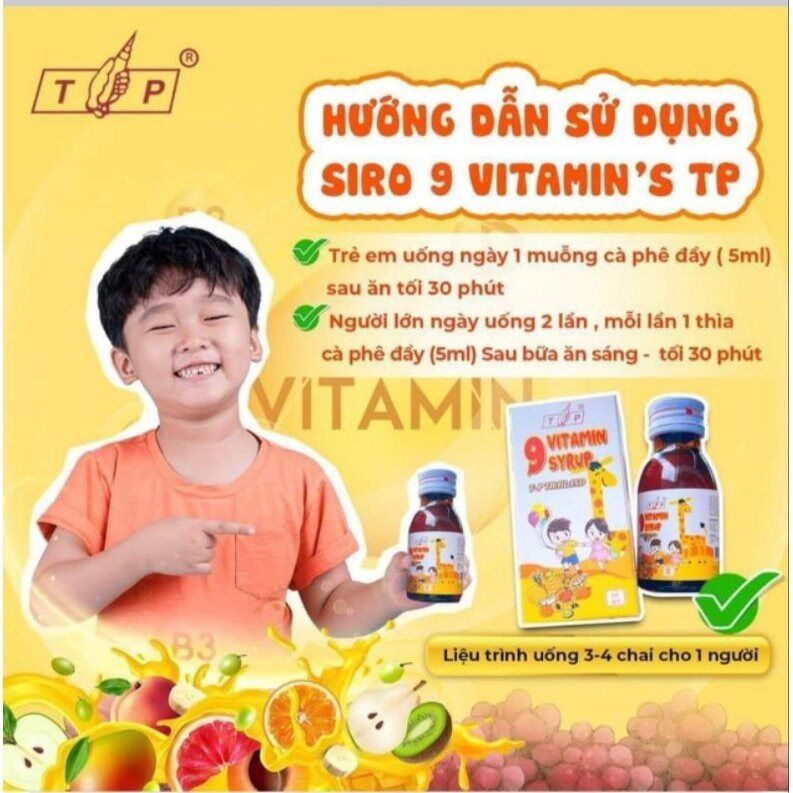 Combo 4 hộp siro 9 chính hãng