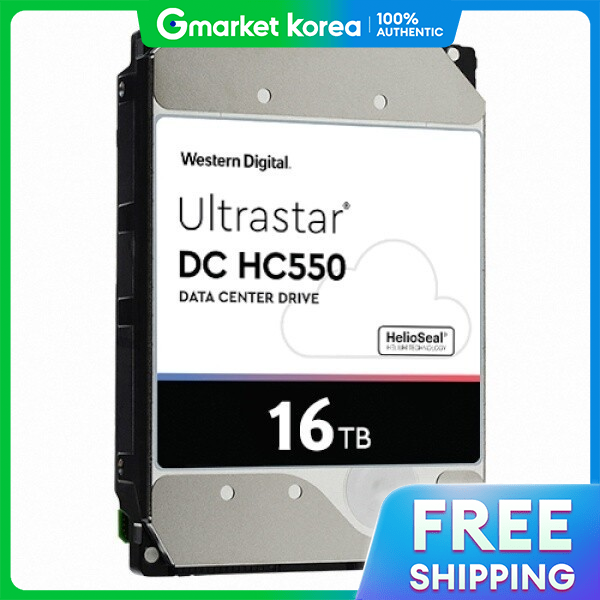 WD | SanDisk WUH721816AL5204 Ultrastar SAS HDD 16TB DC HC550 WUH721816AL5204