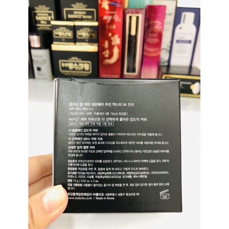Phấn Nước Clio Stay Perfect Cover Cushion SPF 50+ PA++++ ( Tặng Kèm Lõi )
