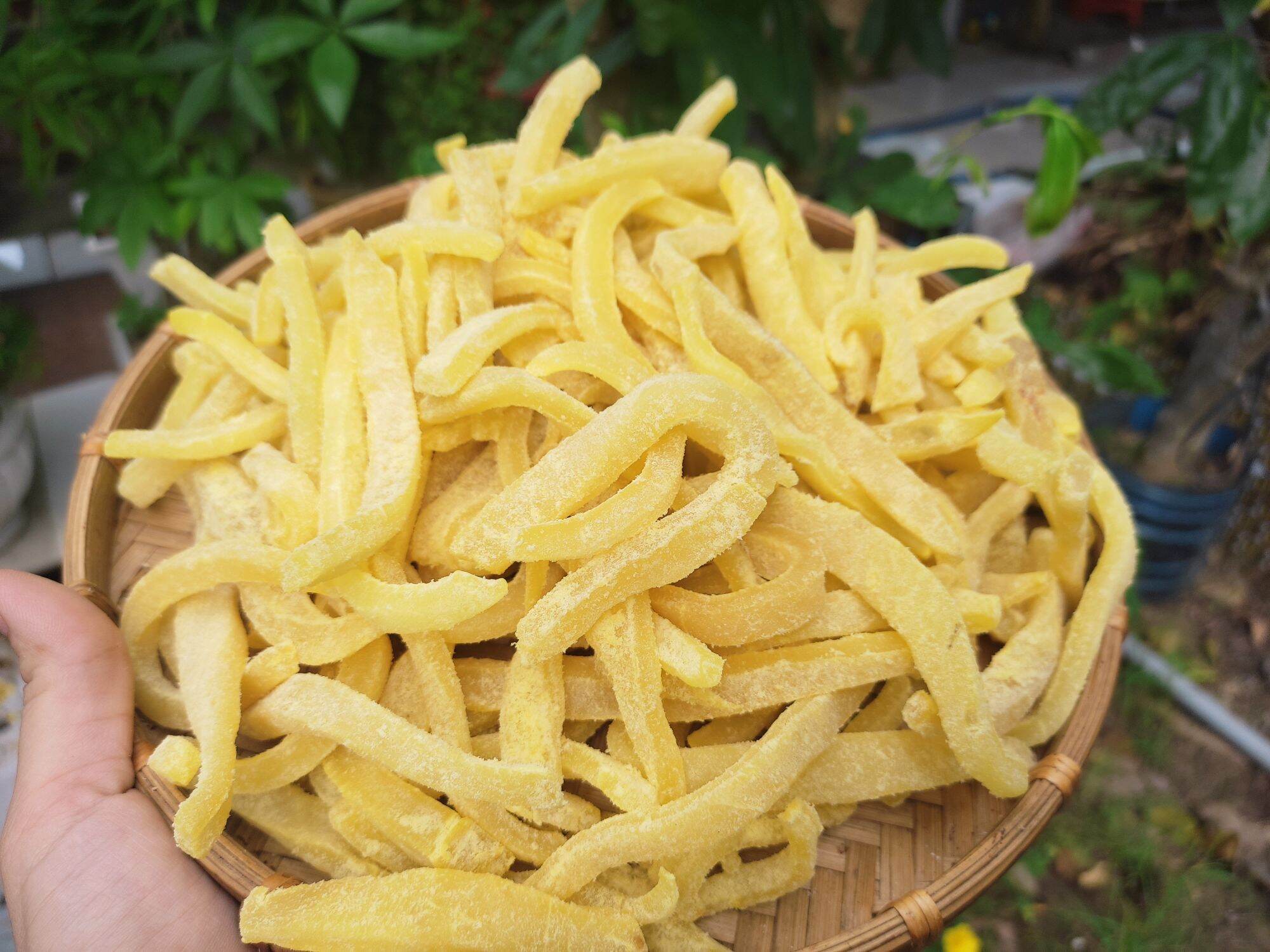 Mứt dừa non miếng/sợi sầu riêng 1kg (Mứt dừa non nhà làm)