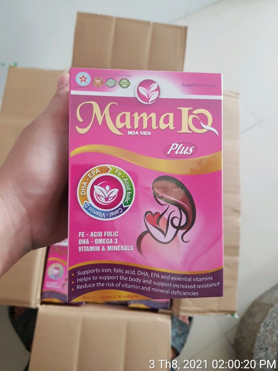 Viên uống bổ sung Mama IQ plus