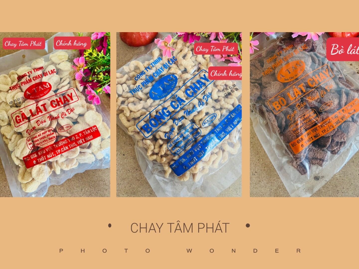 Combo ( 100 gà lát - 100 bò lát - 100g bóng cá)