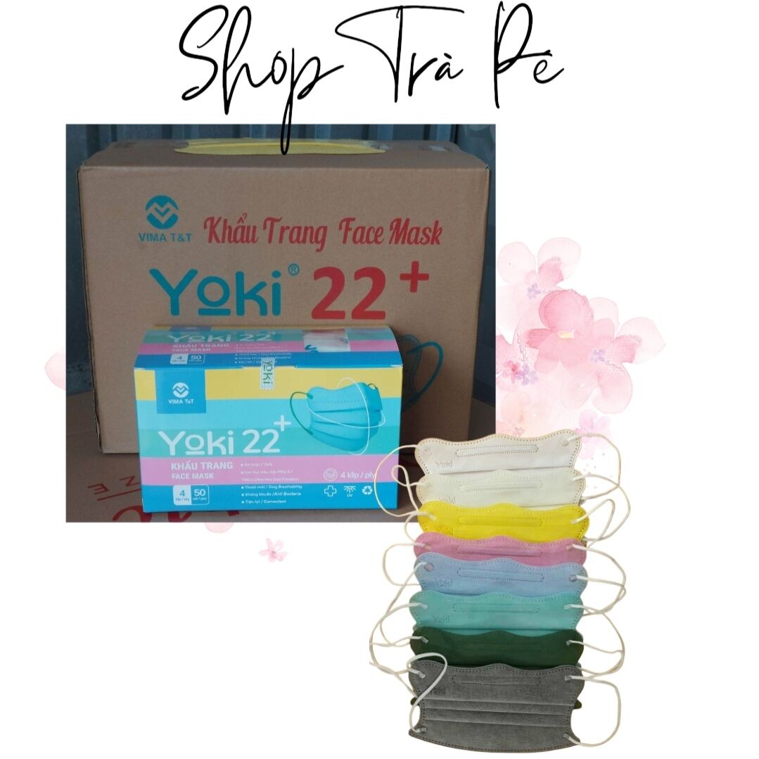 1 thùng 300 cái khẩu trang yoki 22+