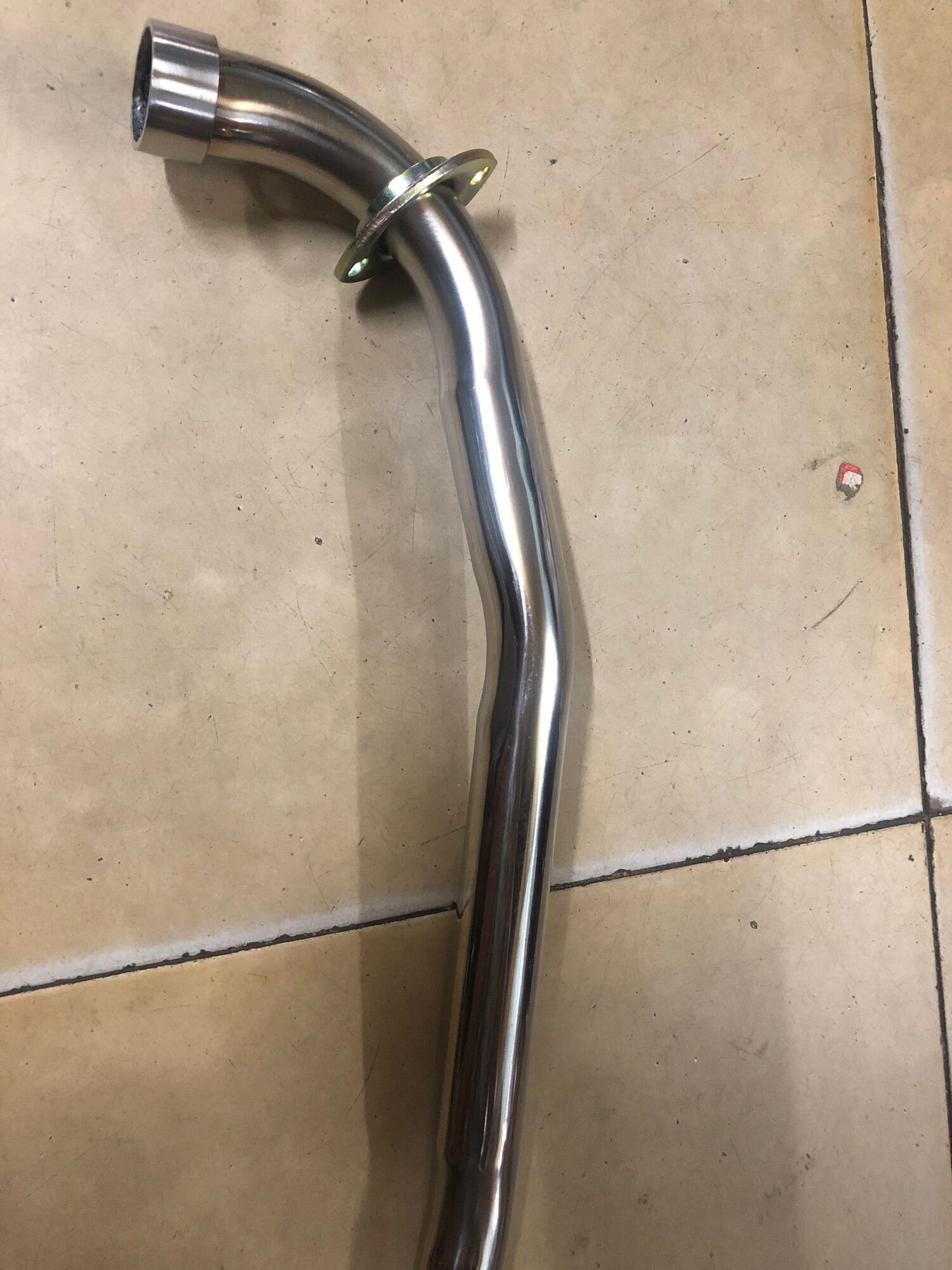 Cổ pô nằm inox 201/ cổ vắt sắt xi