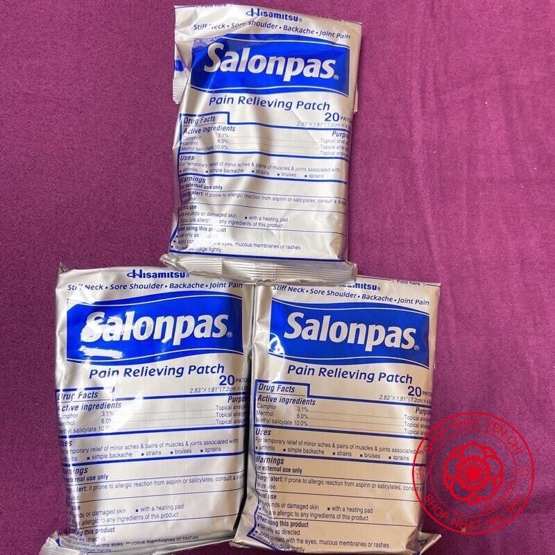 HỘP 140 MIẾNG DÁN SALONPAS CỦA NHẬT