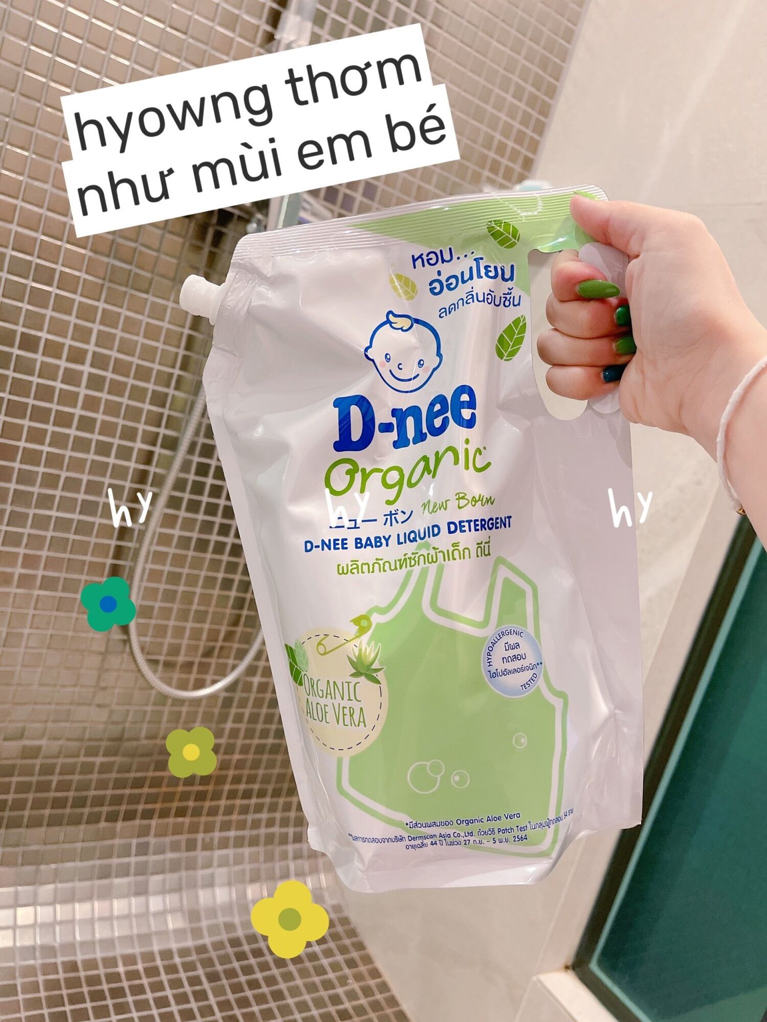 Túi nước giặt dnee 1400ml thái lan