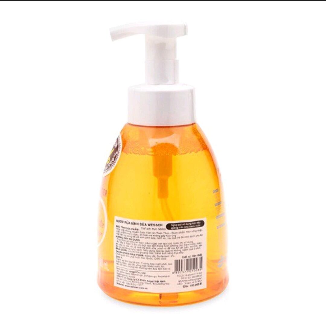 Nước rửa bình sữa wesser